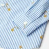 Pinstripe Pin Kids-skjorte