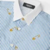 Pinstripe Pin Kids-skjorte