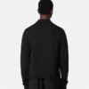 Polo-cardigan i kashmir-bomuldsstrik