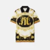 Polo i bomuldspiqué med print