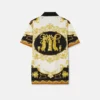 Polo i bomuldspiqué med print
