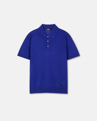 Polo i silke-bomuldsstrik