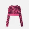 Porcelain Barocco Crop Top