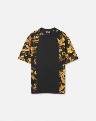 Porcelain Barocco T-shirt med afslappet pasform
