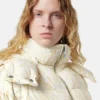 Printet polstret jakke