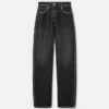 Pyntede jeans med høj talje og regular fit