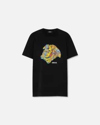 Pyntet T-shirt i bomuldsjersey