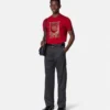 Pyntet T-shirt i bomuldsjersey
