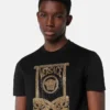 Pyntet T-shirt i bomuldsjersey