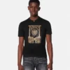 Pyntet T-shirt i bomuldsjersey