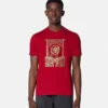 Pyntet T-shirt i bomuldsjersey