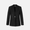 Python-jacquard blazer i uldblanding