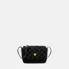Quiltet satin-crossbody-taske til børn