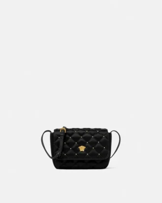 Quiltet satin-crossbody-taske til børn