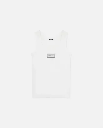 Ribbet stretch-bomulds-tanktop