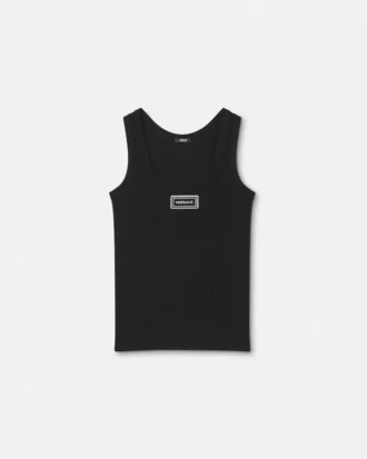 Ribbet stretch-bomulds-tanktop