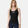Ribbet stretch-bomulds-tanktop