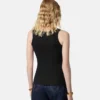 Ribbet stretch-bomulds-tanktop
