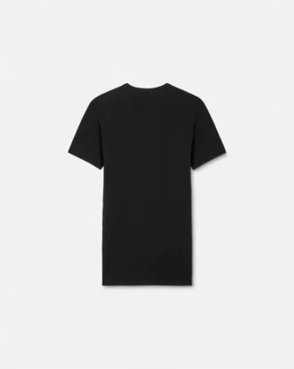 Ribbet T-shirt i bomuld
