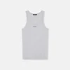 Ribbet tanktop i bomuld