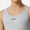 Ribbet tanktop i bomuld