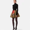 Ribstrikket turtleneck-top i uld