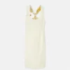 Safety Pin Twisted Shift Midi-kjole