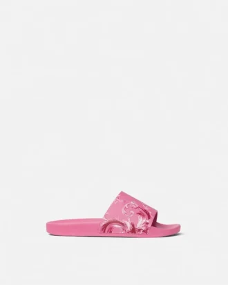 Shelly-sandaler i gummi med print