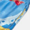 Shorts i silketwill med print