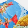 Shorts i silketwill med print