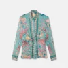 Sikkerhedsnål Underwater Barocco draperet skjorte