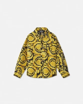 Silketwill-skjorte med print til børn