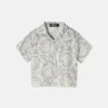 Silketwill-skjorte med print til børn