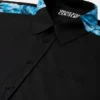 Skjorte i bomulds-poplin med print