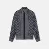 Slim fit skjorte i silketwill med print