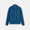 Slim fit skjorte i silketwill med print