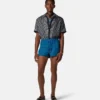 Slim fit skjorte i silketwill med print