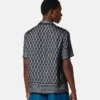 Slim fit skjorte i silketwill med print