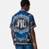 Slim fit skjorte i silketwill med print