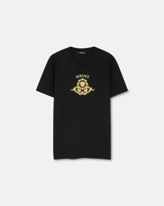 Slim fit T-shirt i bomuldsjersey med print