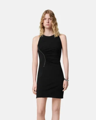 Stretch-crepe-jersey-minikjole