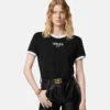 Stretch-T-shirt i viskose-jersey