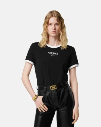 Stretch-T-shirt i viskose-jersey