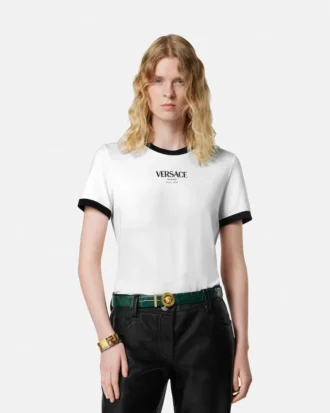 Stretch-T-shirt i viskose-jersey