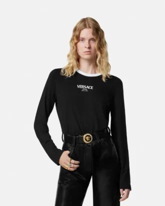 Stretch-T-shirt i viskose-jersey