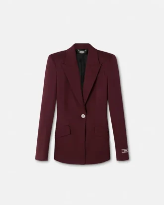 Stretch uldblazer