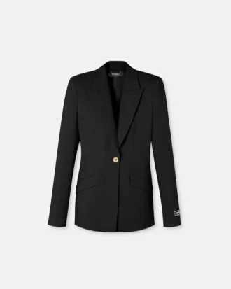 Stretch uldblazer