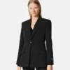 Stretch uldblazer