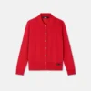 Strikket cardigan i silke-blanding