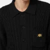 Strikket sweater i blandet uld